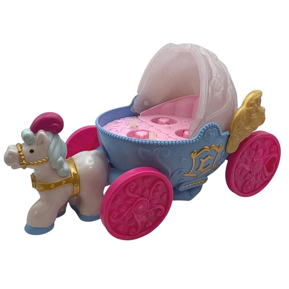 Fisher Price Little People Cinderella Carriage Coach Horse Only Disney Princess